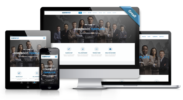 Responsive Corporate Website Template